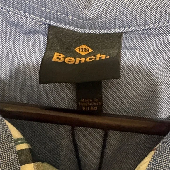 Bench Green and White Plaid Short-Sleeve Button-Down Shirt New with Tags - Picture 2 of 11